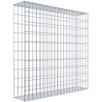 Gabiona Gabione, silbergrau, Maschenweite 5 cm x 10 cm, Spirale – silberfarben Gabiona Gabione, silbergrau, Maschenweite 5 cm x 10 cm, Spirale – silberfarben