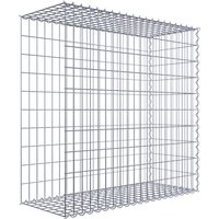 Gabiona Gabione, silbergrau, Maschenweite 5 cm x 10 cm, Spirale – silberfarben Gabiona Gabione, silbergrau, Maschenweite 5 cm x 10 cm, Spirale – silberfarben