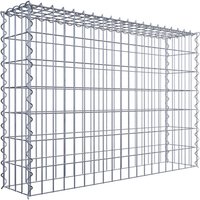 Gabiona Gabione, silbergrau, Maschenweite 5 cm x 10 cm, Spirale – silberfarben Gabiona Gabione, silbergrau, Maschenweite 5 cm x 10 cm, Spirale – silberfarben