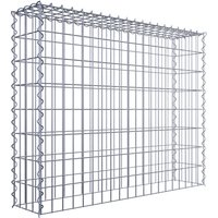 Gabiona Gabione, silbergrau, Maschenweite 5 cm x 10 cm, Spirale – silberfarben Gabiona Gabione, silbergrau, Maschenweite 5 cm x 10 cm, Spirale – silberfarben