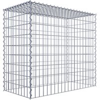 Gabiona Gabione, silbergrau, Maschenweite 5 cm x 10 cm, Spirale – silberfarben Gabiona Gabione, silbergrau, Maschenweite 5 cm x 10 cm, Spirale – silberfarben