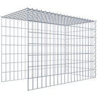 Gabiona Gabione, silbergrau, Maschenweite 5 cm x 10 cm, Spirale – silberfarben Gabiona Gabione, silbergrau, Maschenweite 5 cm x 10 cm, Spirale – silberfarben