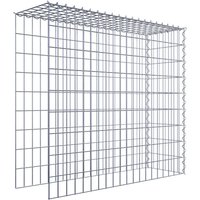 Gabiona Gabione, silbergrau, Maschenweite 5 cm x 10 cm, Spirale – silberfarben Gabiona Gabione, silbergrau, Maschenweite 5 cm x 10 cm, Spirale – silberfarben