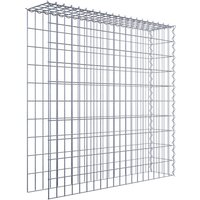 Gabiona Gabione, silbergrau, Maschenweite 5 cm x 10 cm, Spirale – silberfarben Gabiona Gabione, silbergrau, Maschenweite 5 cm x 10 cm, Spirale – silberfarben