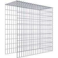 Gabiona Gabione, silbergrau, Maschenweite 5 cm x 10 cm, Spirale – silberfarben Gabiona Gabione, silbergrau, Maschenweite 5 cm x 10 cm, Spirale – silberfarben