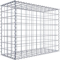 Gabiona Gabione, silbergrau, Maschenweite 10 cm x 10 cm, Spirale – silberfarben Gabiona Gabione, silbergrau, Maschenweite 10 cm x 10 cm, Spirale – silberfarben