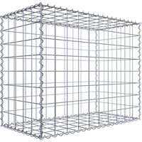 Gabiona Gabione, silbergrau, Maschenweite 10 cm x 10 cm, Spirale – silberfarben Gabiona Gabione, silbergrau, Maschenweite 10 cm x 10 cm, Spirale – silberfarben