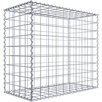 Gabiona Gabione, silbergrau, Maschenweite 10 cm x 10 cm, Spirale – silberfarben Gabiona Gabione, silbergrau, Maschenweite 10 cm x 10 cm, Spirale – silberfarben