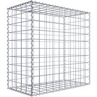 Gabiona Gabione, silbergrau, Maschenweite 10 cm x 10 cm, Spirale – silberfarben Gabiona Gabione, silbergrau, Maschenweite 10 cm x 10 cm, Spirale – silberfarben