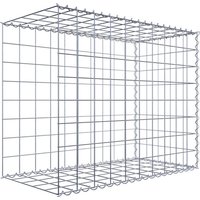 Gabiona Gabione, silbergrau, Maschenweite 10 cm x 10 cm, Spirale – silberfarben Gabiona Gabione, silbergrau, Maschenweite 10 cm x 10 cm, Spirale – silberfarben