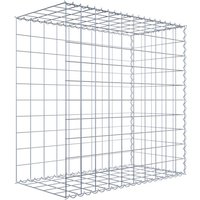 Gabiona Gabione, silbergrau, Maschenweite 10 cm x 10 cm, Spirale – silberfarben Gabiona Gabione, silbergrau, Maschenweite 10 cm x 10 cm, Spirale – silberfarben