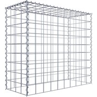 Gabiona Gabione, silbergrau, Maschenweite 10 cm x 10 cm, Spirale – silberfarben Gabiona Gabione, silbergrau, Maschenweite 10 cm x 10 cm, Spirale – silberfarben