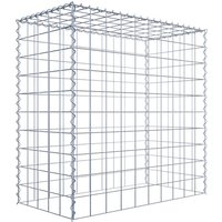 Gabiona Gabione, silbergrau, Maschenweite 10 cm x 10 cm, Spirale – silberfarben Gabiona Gabione, silbergrau, Maschenweite 10 cm x 10 cm, Spirale – silberfarben