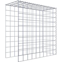 Gabiona Gabione, silbergrau, Maschenweite 10 cm x 10 cm, Spirale – silberfarben Gabiona Gabione, silbergrau, Maschenweite 10 cm x 10 cm, Spirale – silberfarben