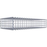 Gabiona Spiralgabione, LxHxT: 100 x 20 x 50 cm – silberfarben Gabiona Spiralgabione, LxHxT: 100 x 20 x 50 cm – silberfarben