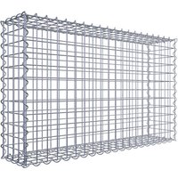 Gabiona Spiralgabione, LxHxT: 100 x 60 x 20 cm – silberfarben Gabiona Spiralgabione, LxHxT: 100 x 60 x 20 cm – silberfarben