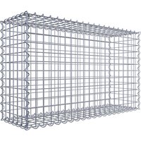 Gabiona Spiralgabione, LxHxT: 100 x 60 x 30 cm – silberfarben Gabiona Spiralgabione, LxHxT: 100 x 60 x 30 cm – silberfarben