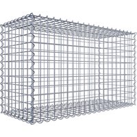Gabiona Spiralgabione, LxHxT: 100 x 60 x 40 cm – silberfarben Gabiona Spiralgabione, LxHxT: 100 x 60 x 40 cm – silberfarben