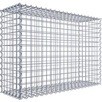 Gabiona Spiralgabione, LxHxT: 100 x 70 x 30 cm – silberfarben Gabiona Spiralgabione, LxHxT: 100 x 70 x 30 cm – silberfarben
