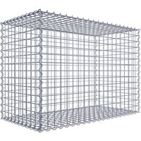 Gabiona Spiralgabione, LxHxT: 100 x 70 x 50 cm – silberfarben Gabiona Spiralgabione, LxHxT: 100 x 70 x 50 cm – silberfarben