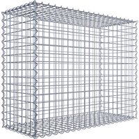 Gabiona Spiralgabione, LxHxT: 100 x 80 x 40 cm – silberfarben Gabiona Spiralgabione, LxHxT: 100 x 80 x 40 cm – silberfarben