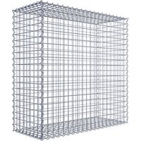 Gabiona Spiralgabione, LxHxT: 100 x 100 x 40 cm – silberfarben Gabiona Spiralgabione, LxHxT: 100 x 100 x 40 cm – silberfarben