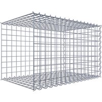 Gabiona Gabione, silbergrau, Maschenweite 5 cm x 5 cm, Spirale – silberfarben Gabiona Gabione, silbergrau, Maschenweite 5 cm x 5 cm, Spirale – silberfarben