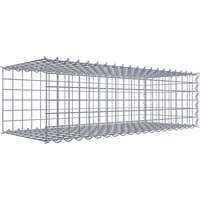 Gabiona Gabione, silbergrau, Maschenweite 5 cm x 5 cm, Spirale – silberfarben Gabiona Gabione, silbergrau, Maschenweite 5 cm x 5 cm, Spirale – silberfarben