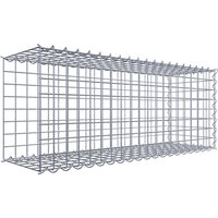 Gabiona Gabione, silbergrau, Maschenweite 5 cm x 5 cm, Spirale – silberfarben Gabiona Gabione, silbergrau, Maschenweite 5 cm x 5 cm, Spirale – silberfarben