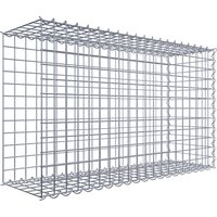 Gabiona Gabione, silbergrau, Maschenweite 5 cm x 5 cm, Spirale – silberfarben Gabiona Gabione, silbergrau, Maschenweite 5 cm x 5 cm, Spirale – silberfarben