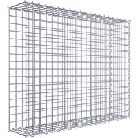 Gabiona Gabione, silbergrau, Maschenweite 5 cm x 5 cm, Spirale – silberfarben Gabiona Gabione, silbergrau, Maschenweite 5 cm x 5 cm, Spirale – silberfarben