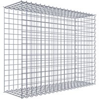 Gabiona Gabione, silbergrau, Maschenweite 5 cm x 5 cm, Spirale – silberfarben Gabiona Gabione, silbergrau, Maschenweite 5 cm x 5 cm, Spirale – silberfarben