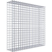 Gabiona Gabione, silbergrau, Maschenweite 5 cm x 5 cm, Spirale – silberfarben Gabiona Gabione, silbergrau, Maschenweite 5 cm x 5 cm, Spirale – silberfarben