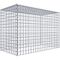 Gabiona Gabione, silbergrau, Maschenweite 5 cm x 5 cm, Spirale – silberfarben Gabiona Gabione, silbergrau, Maschenweite 5 cm x 5 cm, Spirale – silberfarben