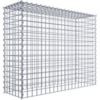 Gabiona Gabione, silbergrau, Maschenweite 5 cm x 5 cm, Spirale – silberfarben Gabiona Gabione, silbergrau, Maschenweite 5 cm x 5 cm, Spirale – silberfarben