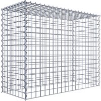 Gabiona Gabione, silbergrau, Maschenweite 5 cm x 5 cm, Spirale – silberfarben Gabiona Gabione, silbergrau, Maschenweite 5 cm x 5 cm, Spirale – silberfarben