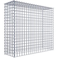 Gabiona Gabione, silbergrau, Maschenweite 5 cm x 5 cm, Spirale – silberfarben Gabiona Gabione, silbergrau, Maschenweite 5 cm x 5 cm, Spirale – silberfarben