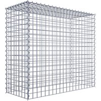 Gabiona Gabione, silbergrau, Maschenweite 5 cm x 5 cm, Spirale – silberfarben Gabiona Gabione, silbergrau, Maschenweite 5 cm x 5 cm, Spirale – silberfarben