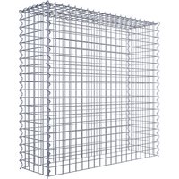 Gabiona Gabione, silbergrau, Maschenweite 5 cm x 5 cm, Spirale – silberfarben Gabiona Gabione, silbergrau, Maschenweite 5 cm x 5 cm, Spirale – silberfarben