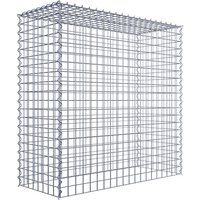 Gabiona Gabione, silbergrau, Maschenweite 5 cm x 5 cm, Spirale – silberfarben Gabiona Gabione, silbergrau, Maschenweite 5 cm x 5 cm, Spirale – silberfarben