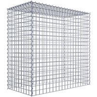 Gabiona Gabione, silbergrau, Maschenweite 5 cm x 5 cm, Spirale – silberfarben Gabiona Gabione, silbergrau, Maschenweite 5 cm x 5 cm, Spirale – silberfarben