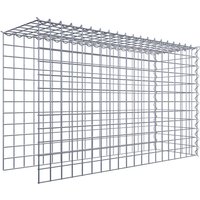 Gabiona Gabione, silbergrau, Maschenweite 5 cm x 5 cm, Spirale – silberfarben Gabiona Gabione, silbergrau, Maschenweite 5 cm x 5 cm, Spirale – silberfarben