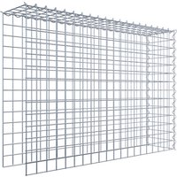 Gabiona Gabione, silbergrau, Maschenweite 5 cm x 5 cm, Spirale – silberfarben Gabiona Gabione, silbergrau, Maschenweite 5 cm x 5 cm, Spirale – silberfarben