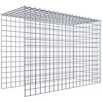 Gabiona Gabione, silbergrau, Maschenweite 5 cm x 5 cm, Spirale – silberfarben Gabiona Gabione, silbergrau, Maschenweite 5 cm x 5 cm, Spirale – silberfarben