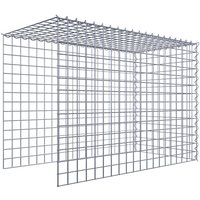 Gabiona Gabione, silbergrau, Maschenweite 5 cm x 5 cm, Spirale – silberfarben Gabiona Gabione, silbergrau, Maschenweite 5 cm x 5 cm, Spirale – silberfarben