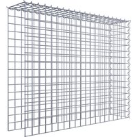 Gabiona Gabione, silbergrau, Maschenweite 5 cm x 5 cm, Spirale – silberfarben Gabiona Gabione, silbergrau, Maschenweite 5 cm x 5 cm, Spirale – silberfarben