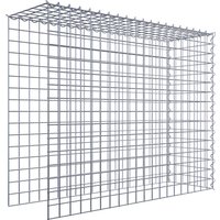 Gabiona Gabione, silbergrau, Maschenweite 5 cm x 5 cm, Spirale – silberfarben Gabiona Gabione, silbergrau, Maschenweite 5 cm x 5 cm, Spirale – silberfarben