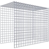 Gabiona Gabione, silbergrau, Maschenweite 5 cm x 5 cm, Spirale – silberfarben Gabiona Gabione, silbergrau, Maschenweite 5 cm x 5 cm, Spirale – silberfarben