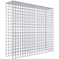 Gabiona Gabione, silbergrau, Maschenweite 5 cm x 5 cm, Spirale – silberfarben Gabiona Gabione, silbergrau, Maschenweite 5 cm x 5 cm, Spirale – silberfarben