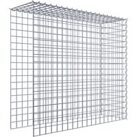 Gabiona Gabione, silbergrau, Maschenweite 5 cm x 5 cm, Spirale – silberfarben Gabiona Gabione, silbergrau, Maschenweite 5 cm x 5 cm, Spirale – silberfarben